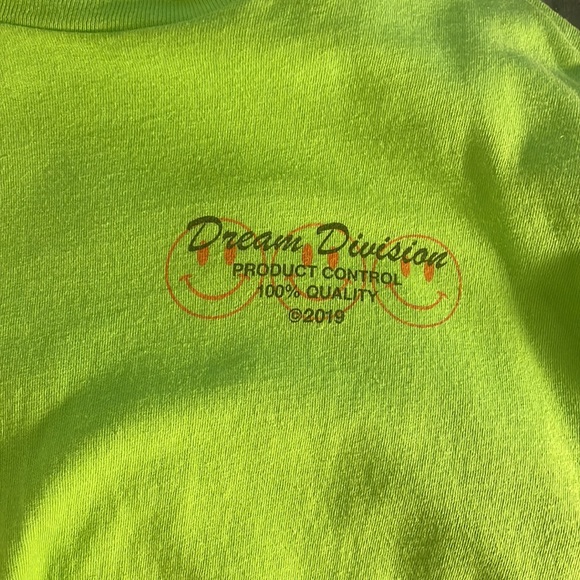 Pacsun Lime Green Graphic Tee, Worn 2x, Size XL - Picture 3 of 5